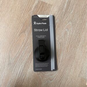 NEW hydro flask wide mouth straw lid and straws